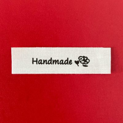 printed cotton label